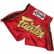 BS603 Fairtex Red Satin Shorts